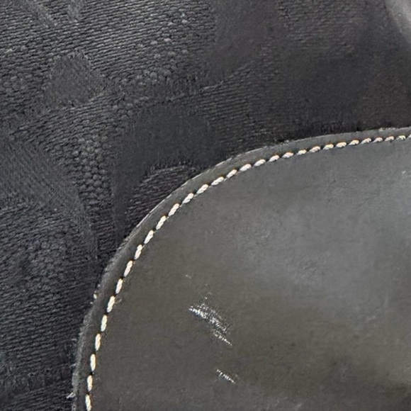 Vintage Y2K Coach Jacquard CC Logo Handbag - Picture 10 of 11